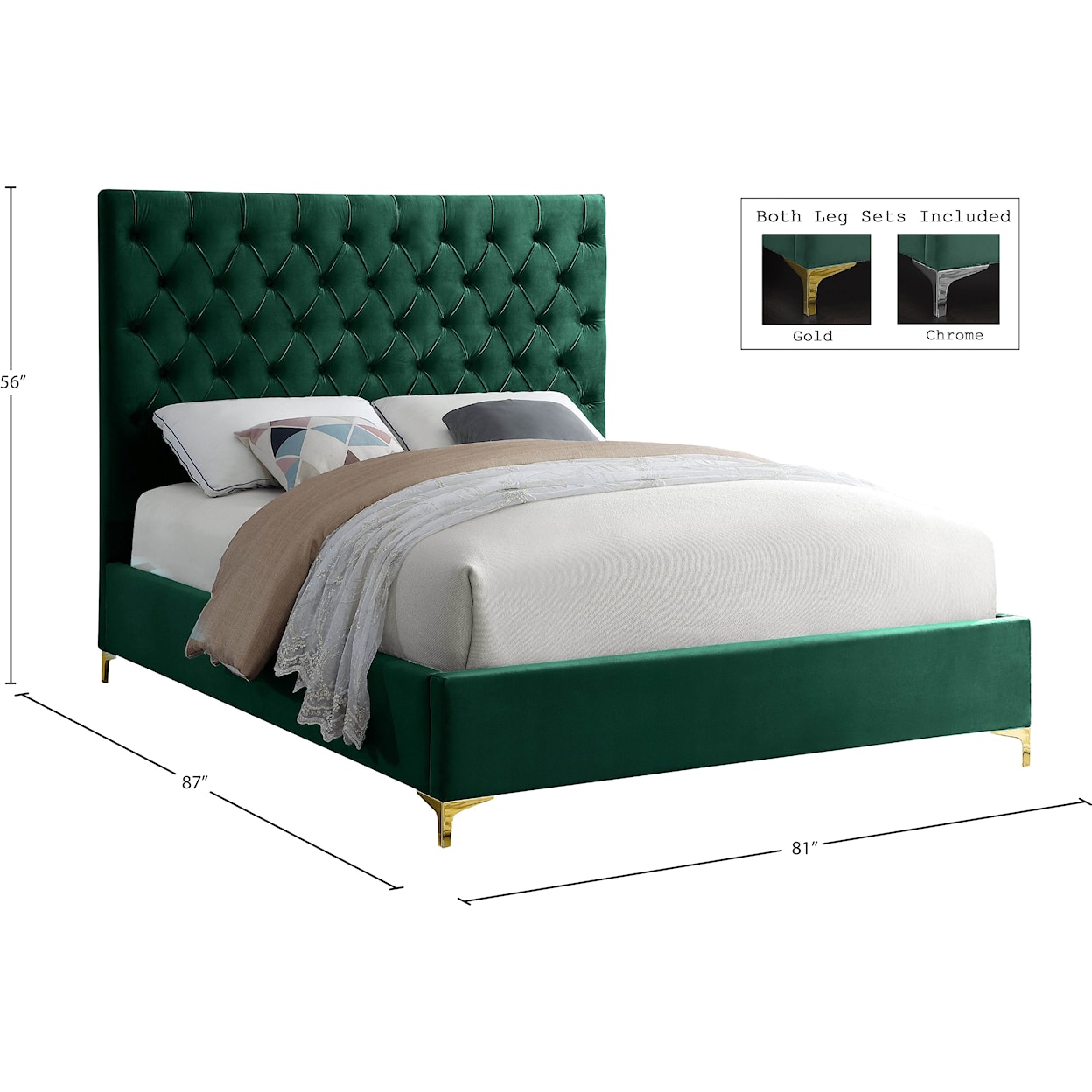 Meridian Furniture Cruz King Bed