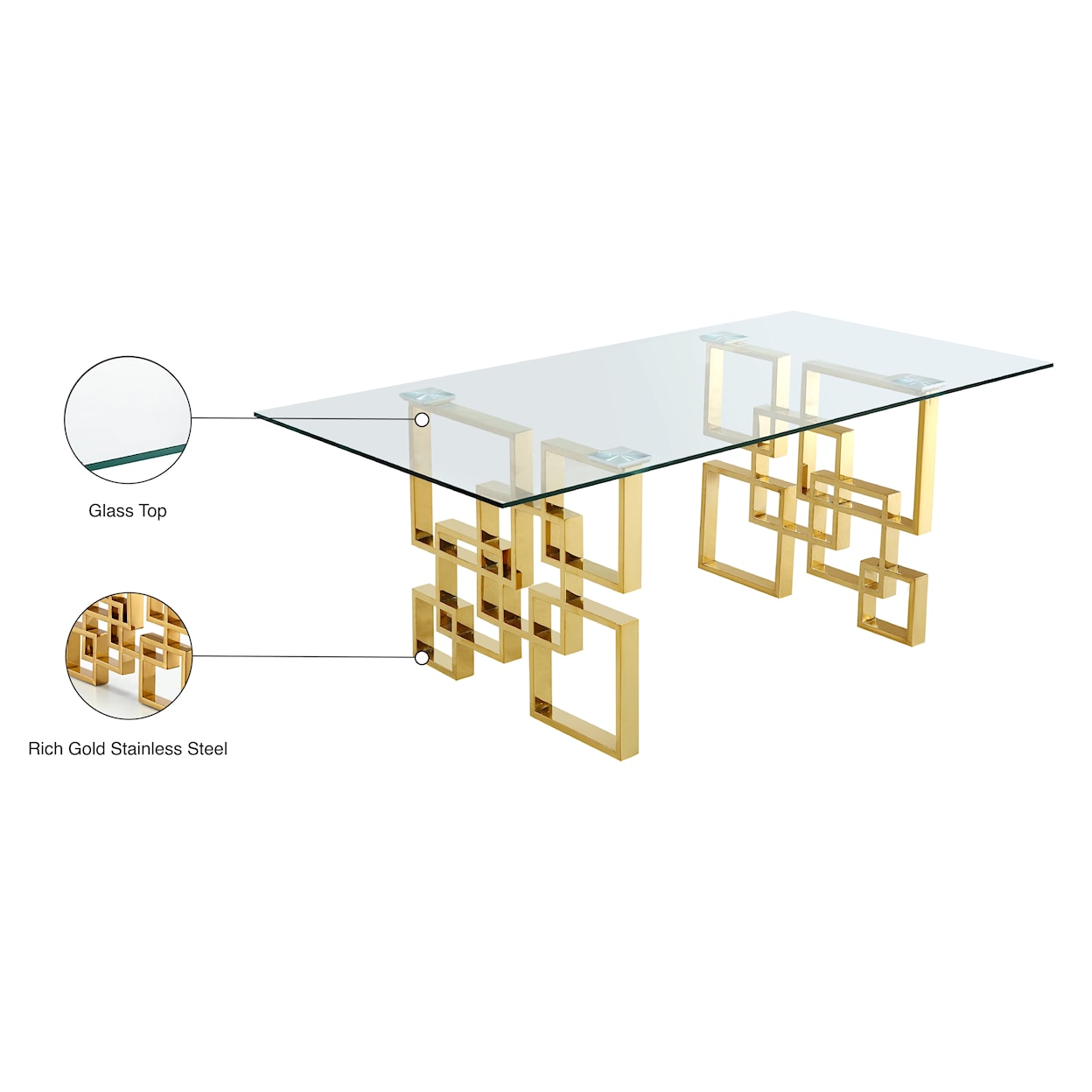 Meridian Furniture Pierre Dining Table