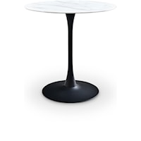 Tulip Matte Black Counter Height Table (3 Boxes)