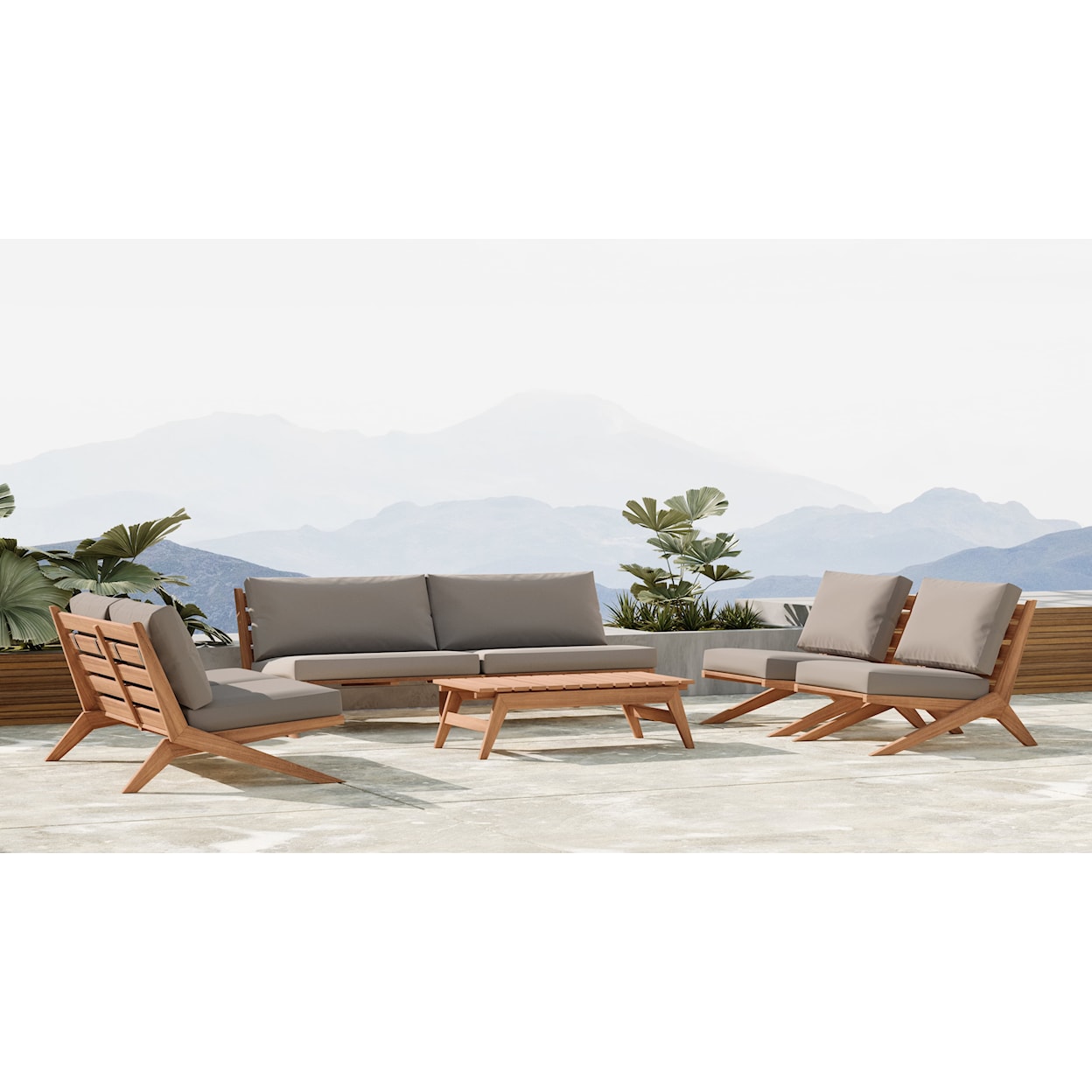 Meridian Furniture Tahiti Outdoor Sofa