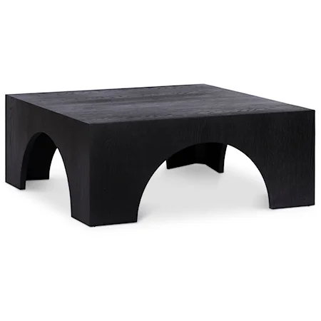 Contemporary Arched Coffee Table - Black