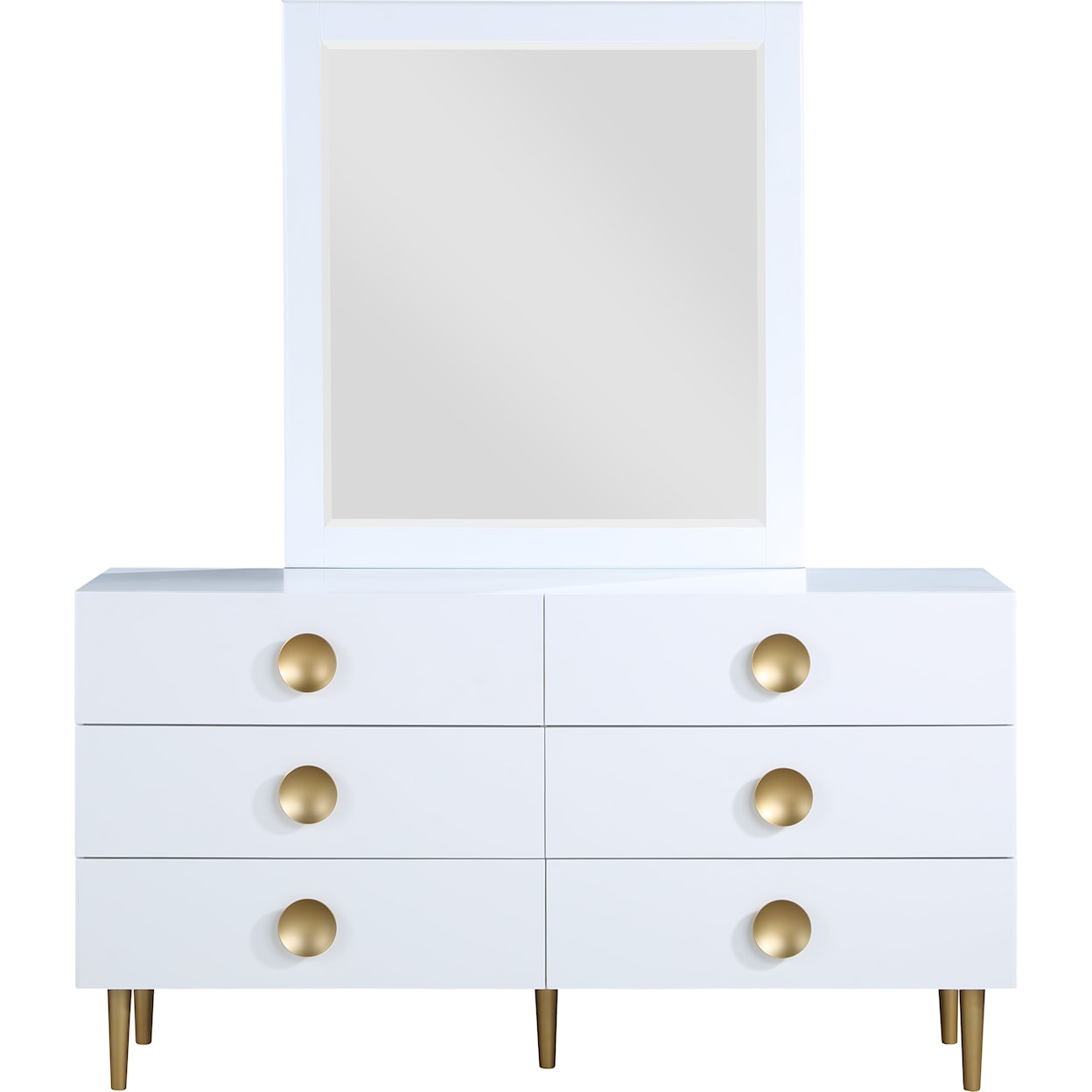 Meridian Furniture Zayne 6-Drawer Dresser