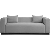 Contemporary Upholstered Sofa with Track Arms