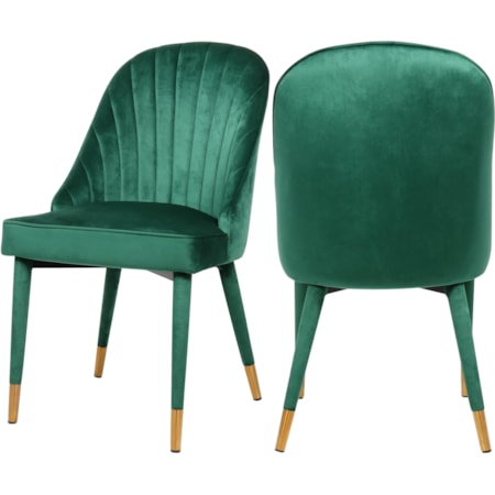 Green Velvet Dining Chair