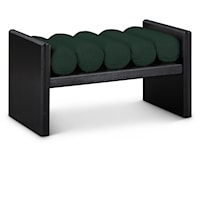 Contemporary Accent Bench with Upholstered Seat