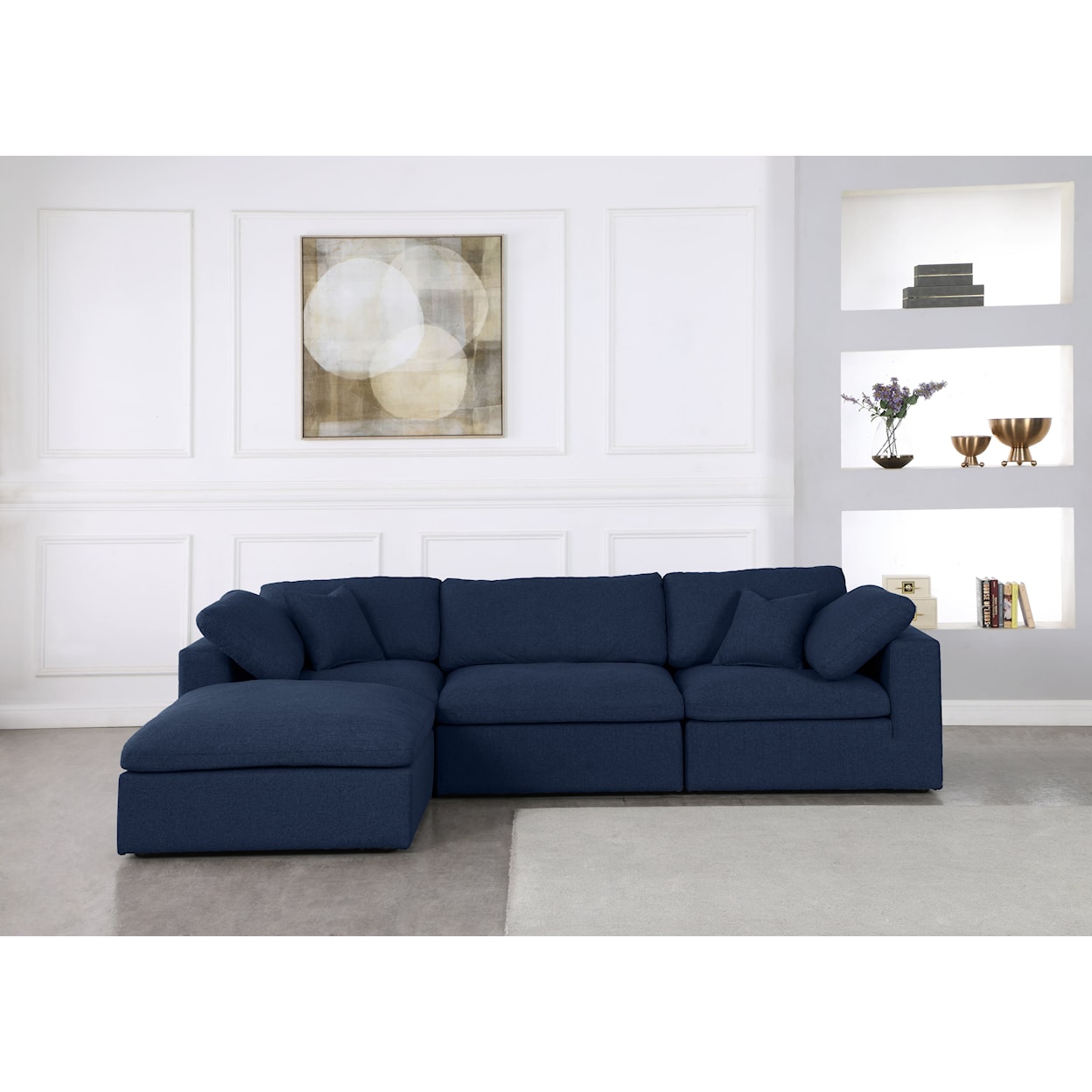 Meridian Furniture Serene Deluxe Comfort Modular Sectional