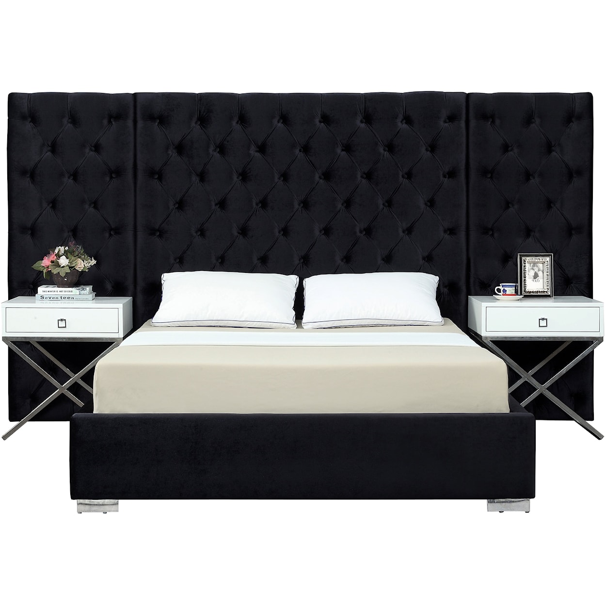 Meridian Furniture Grande King Bed (3 Boxes)