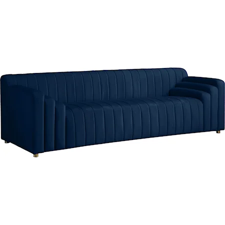 Naya Navy Velvet Sofa