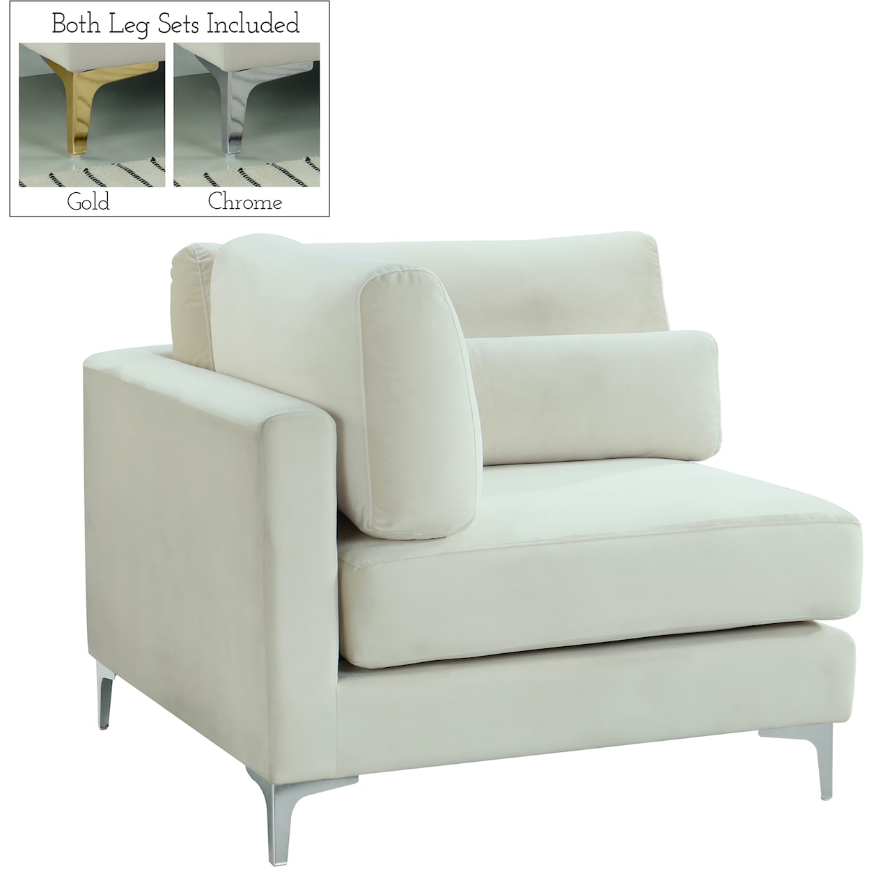 Meridian Furniture Julia Modular Corner Chair