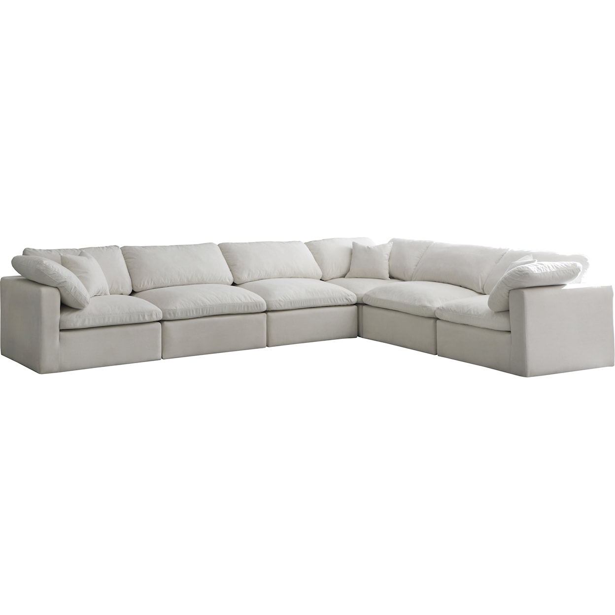 Meridian Furniture Plush Standard Comfort Modular Sectional