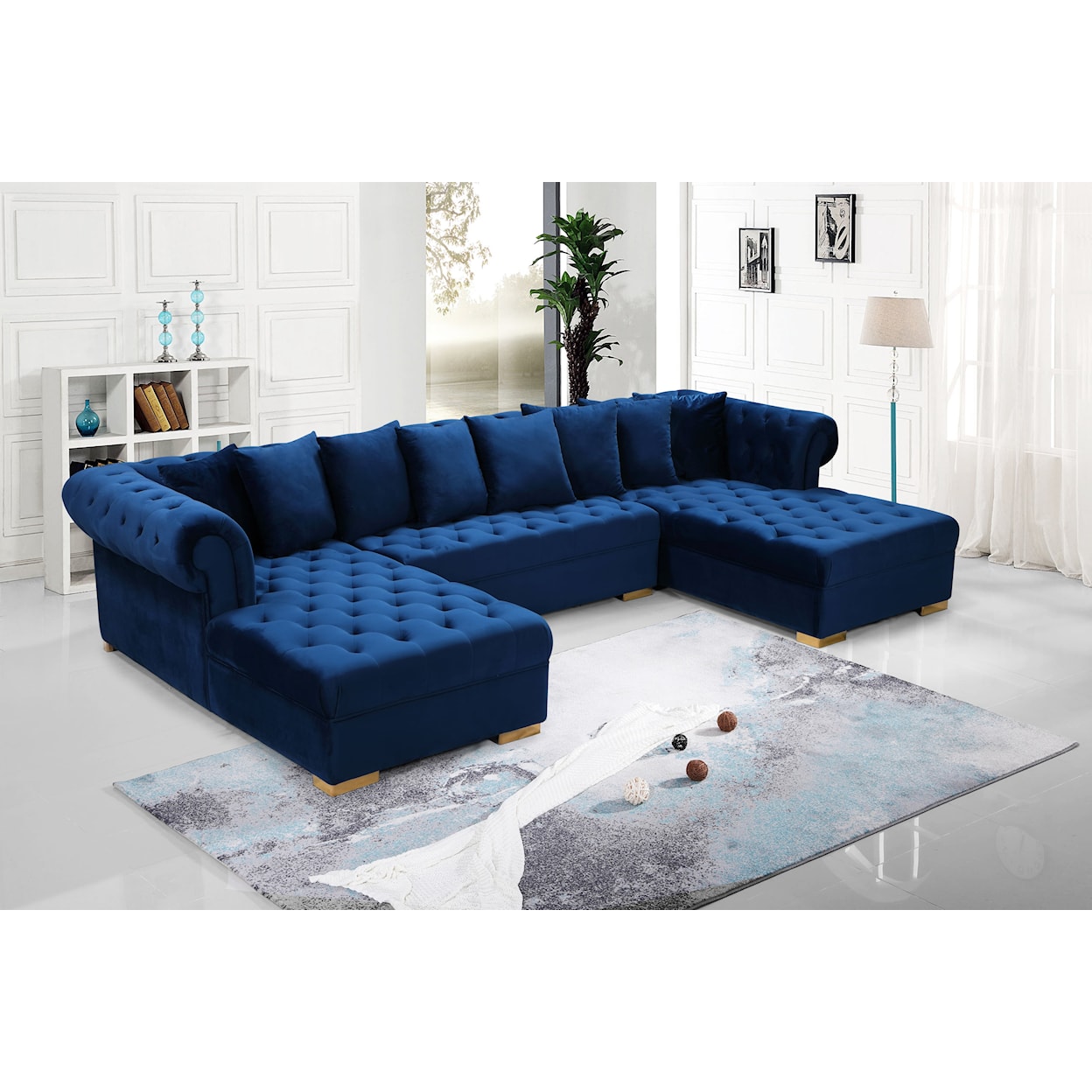 Meridian Furniture Presley 3pc. Sectional