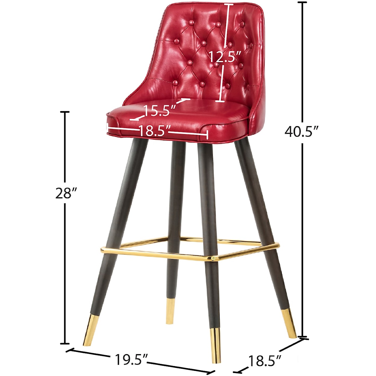 Meridian Furniture Portnoy Counter/Bar Stool