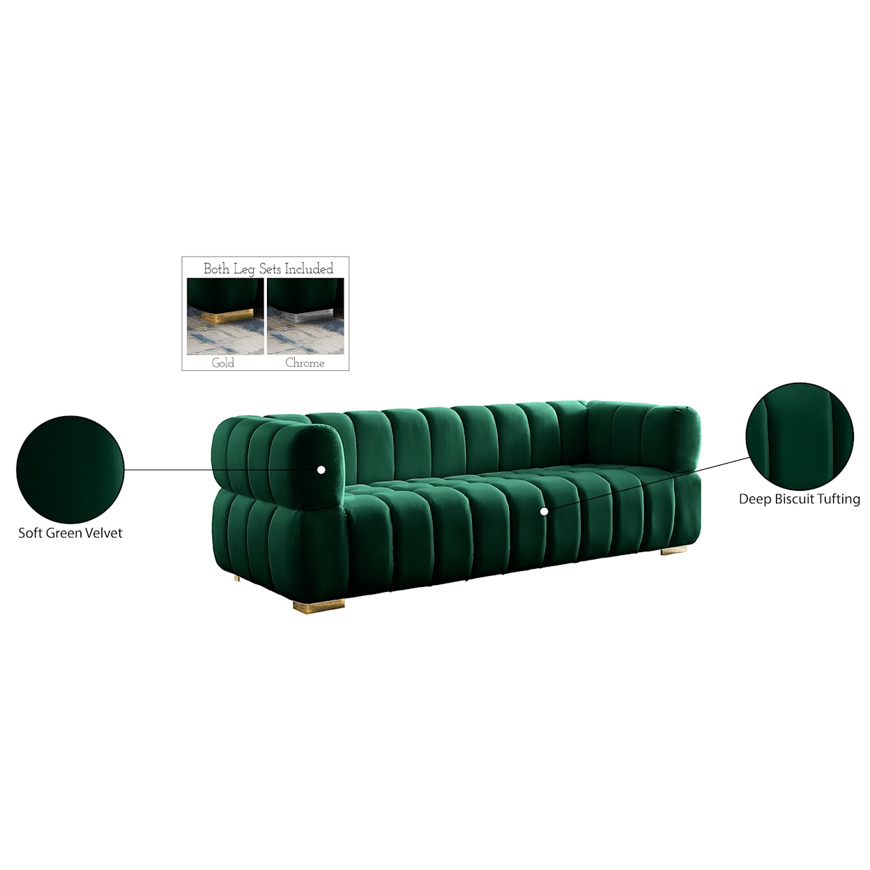 Meridian Furniture Gwen Sofa