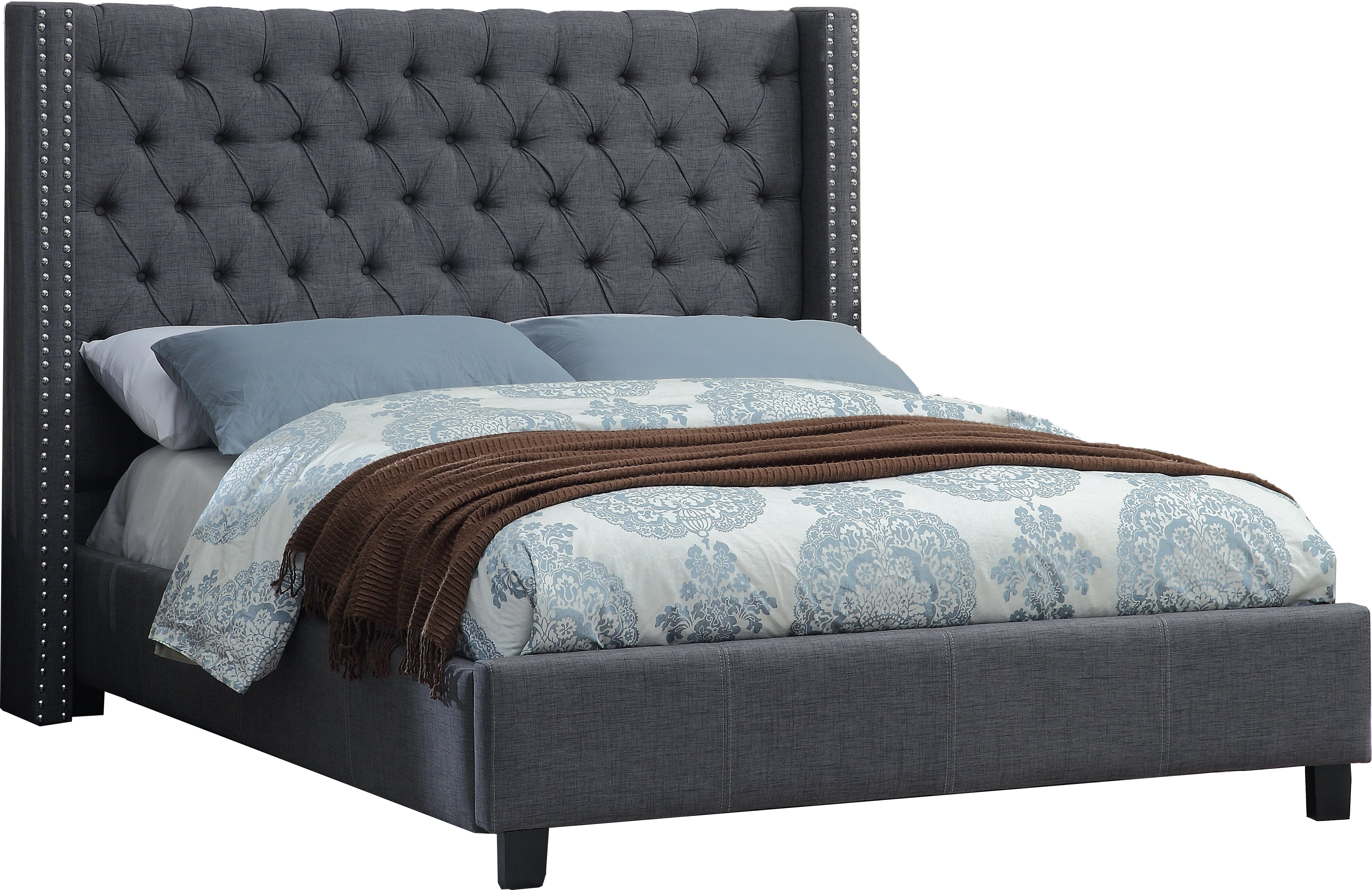 Meridian on sale tufted bed