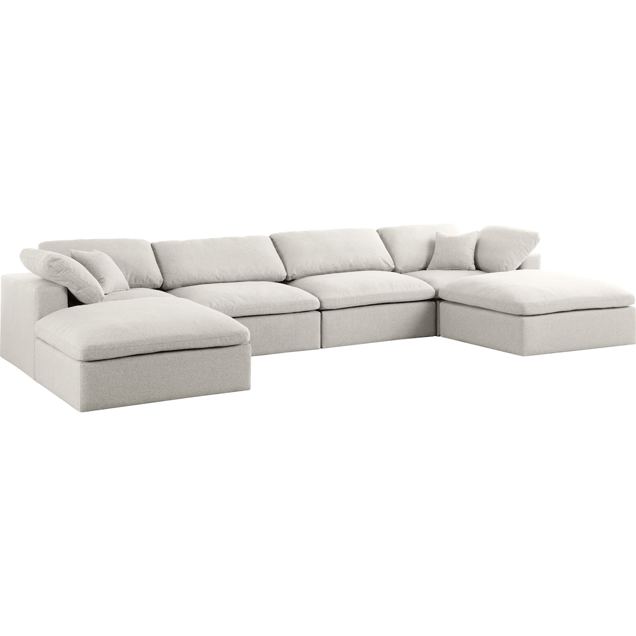 Meridian Furniture Serene Deluxe Comfort Modular Sectional