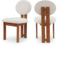 Napa Cream Boucle Fabric Dining Chair