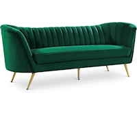 Margo Green Velvet Sofa
