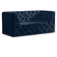 Tuft Navy Velvet Modular Sofa