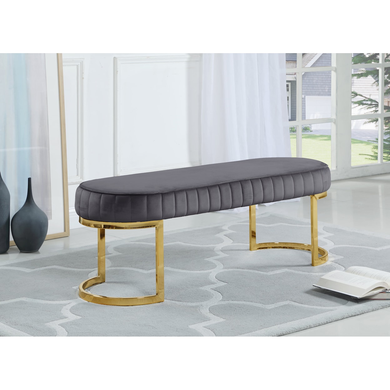 Meridian Furniture Lemar Bench