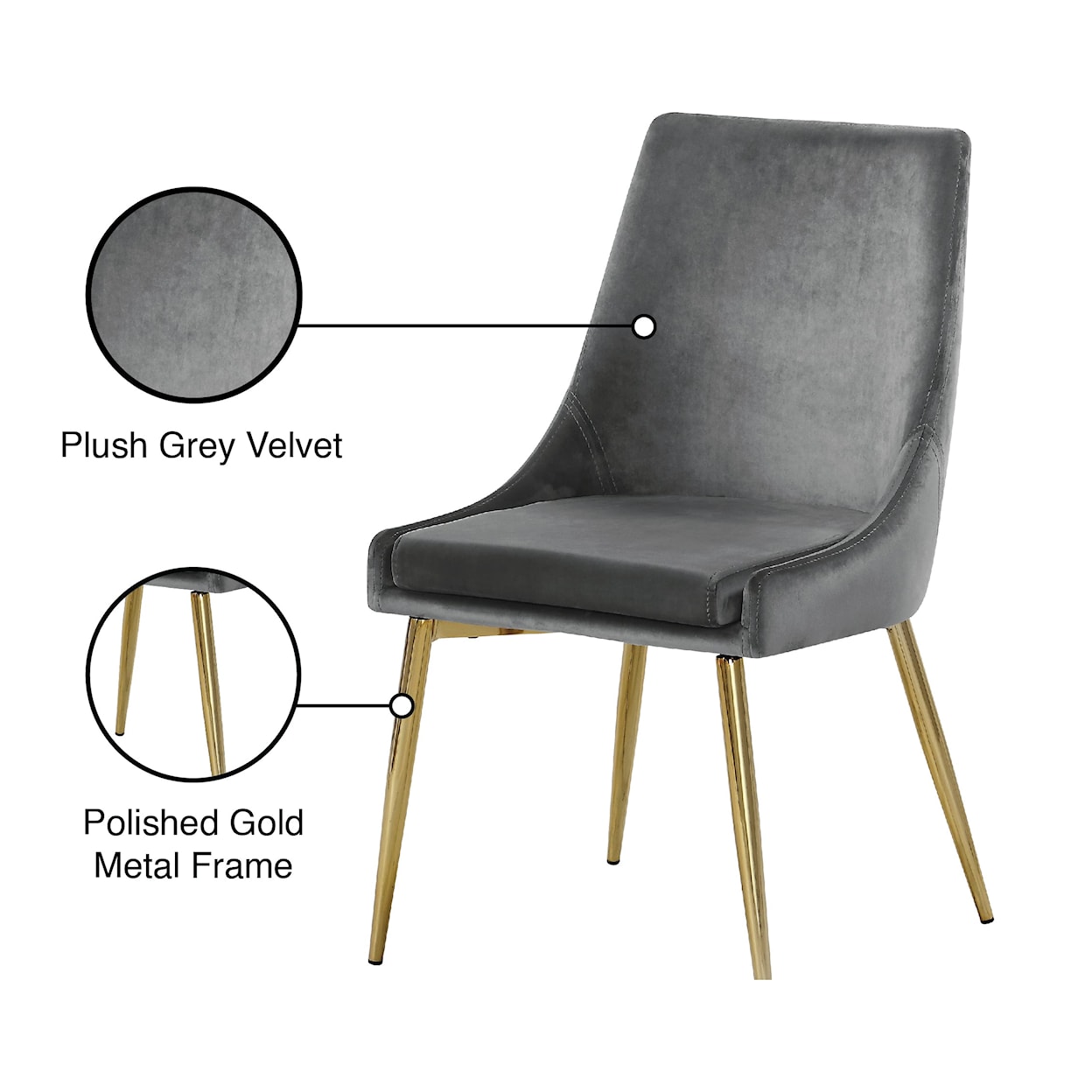 Meridian Furniture Karina Dining Chair