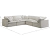 Meridian Furniture Plush Standard Comfort Modular Sectional