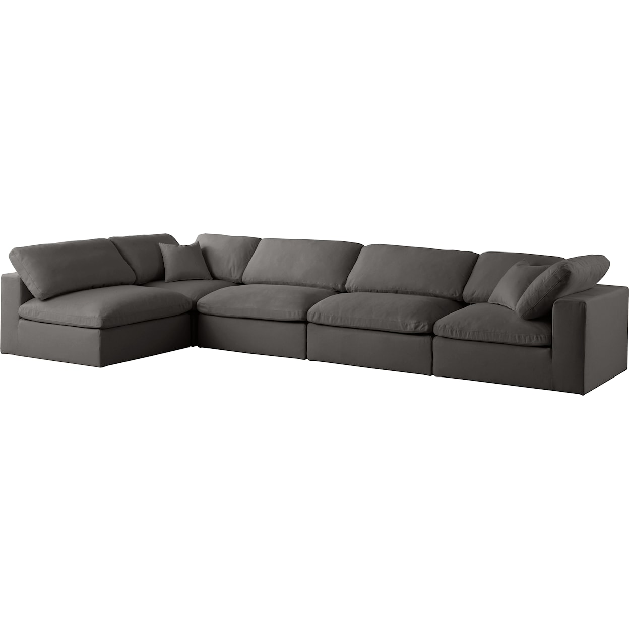 Meridian Furniture Plush Standard Comfort Modular Sectional