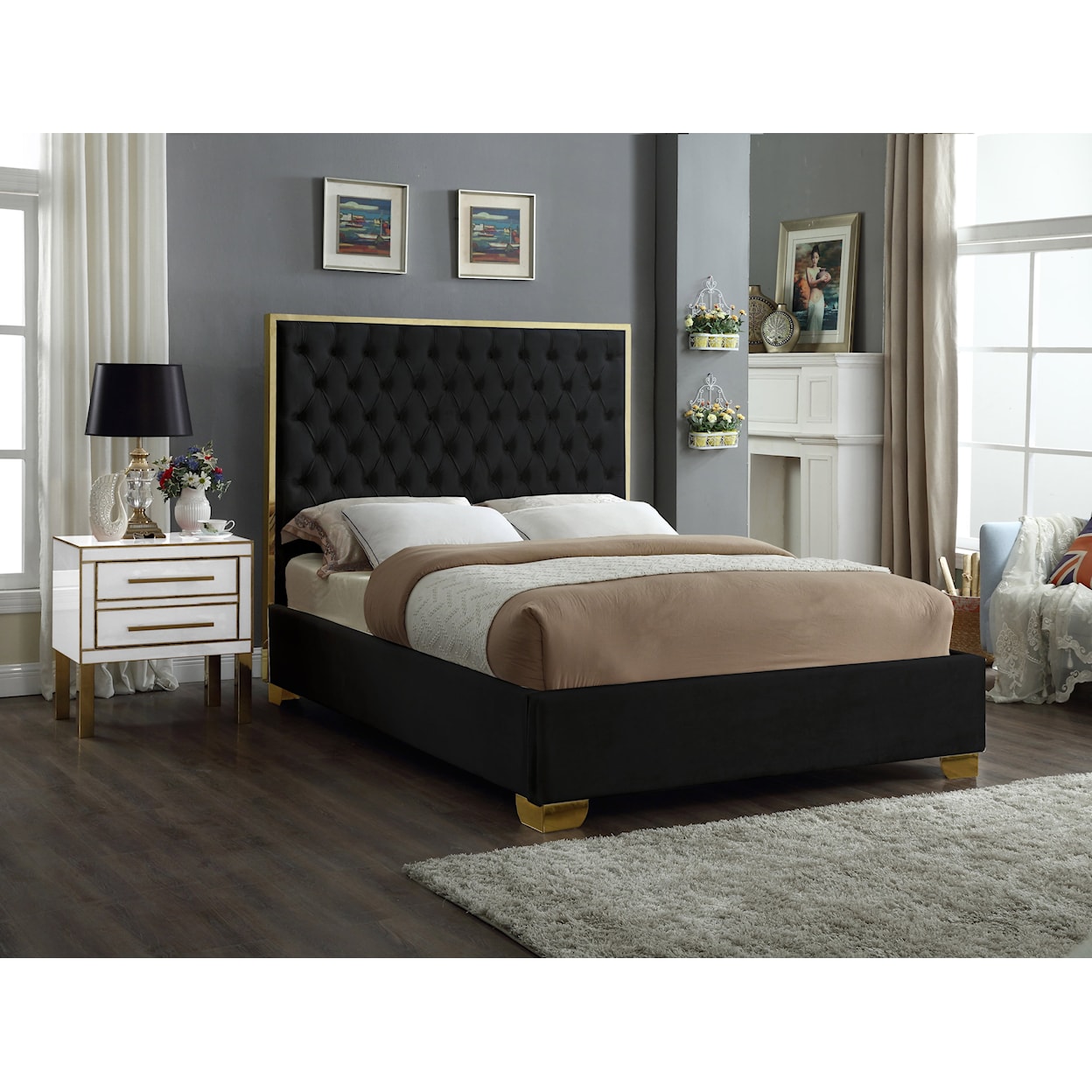 Meridian Furniture Lana Full Bed