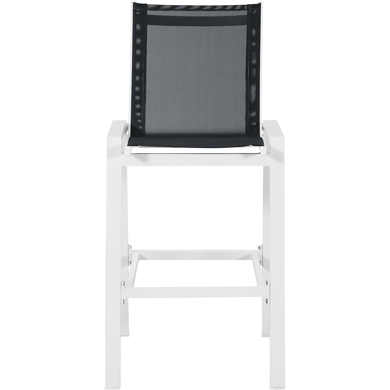 Meridian Furniture Nizuc Aluminum Mesh Barstool