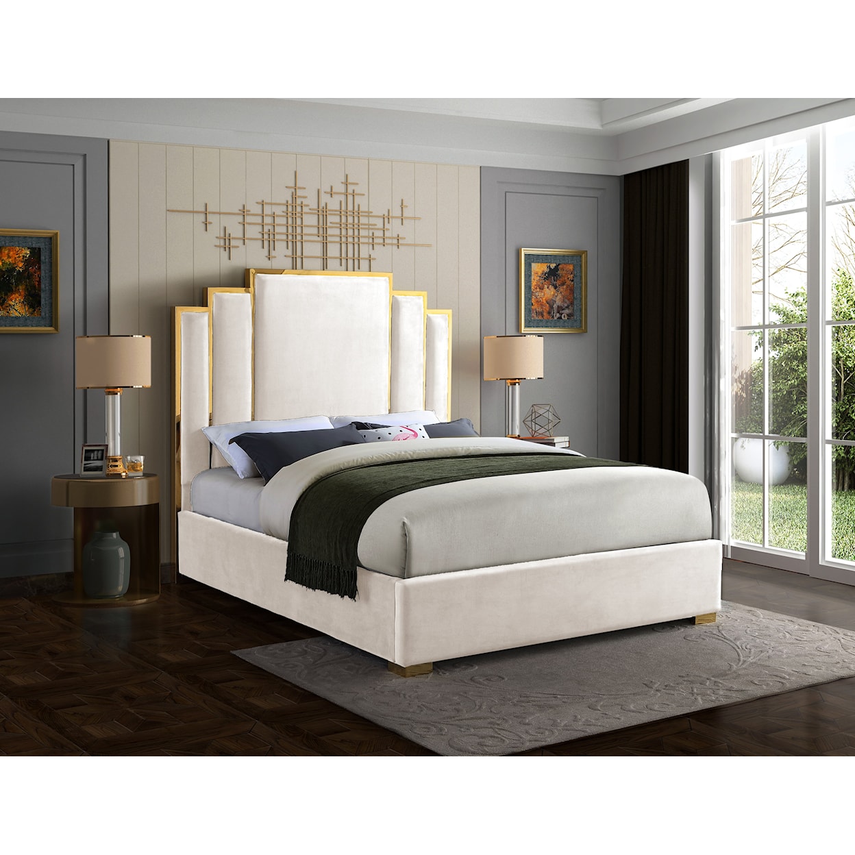 Meridian Furniture Hugo King Bed