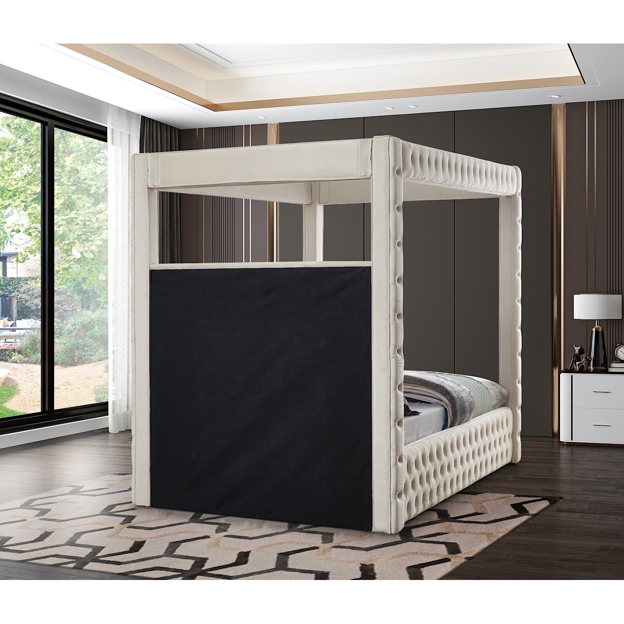 Meridian Furniture Royal King Bed (4 Boxes)
