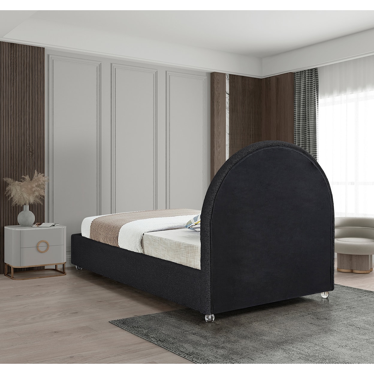 Meridian Furniture Milo Twin Bed