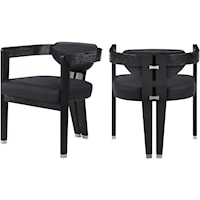 Contemporary Faux Leather Dining Chair