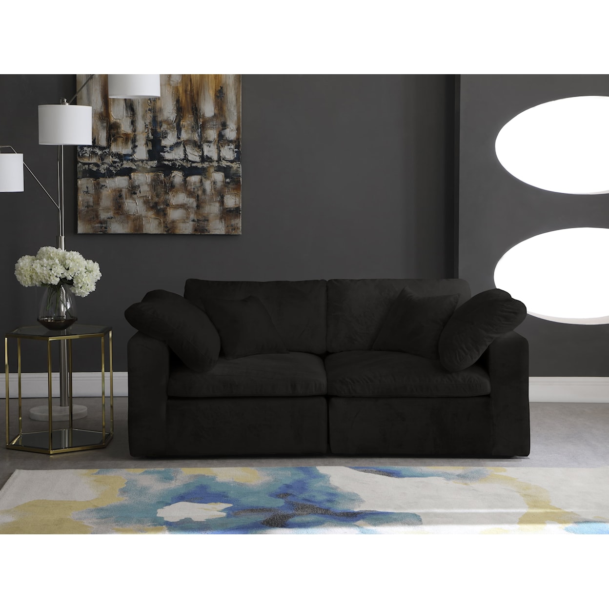 Meridian Furniture Cozy Comfort Modular Sofa