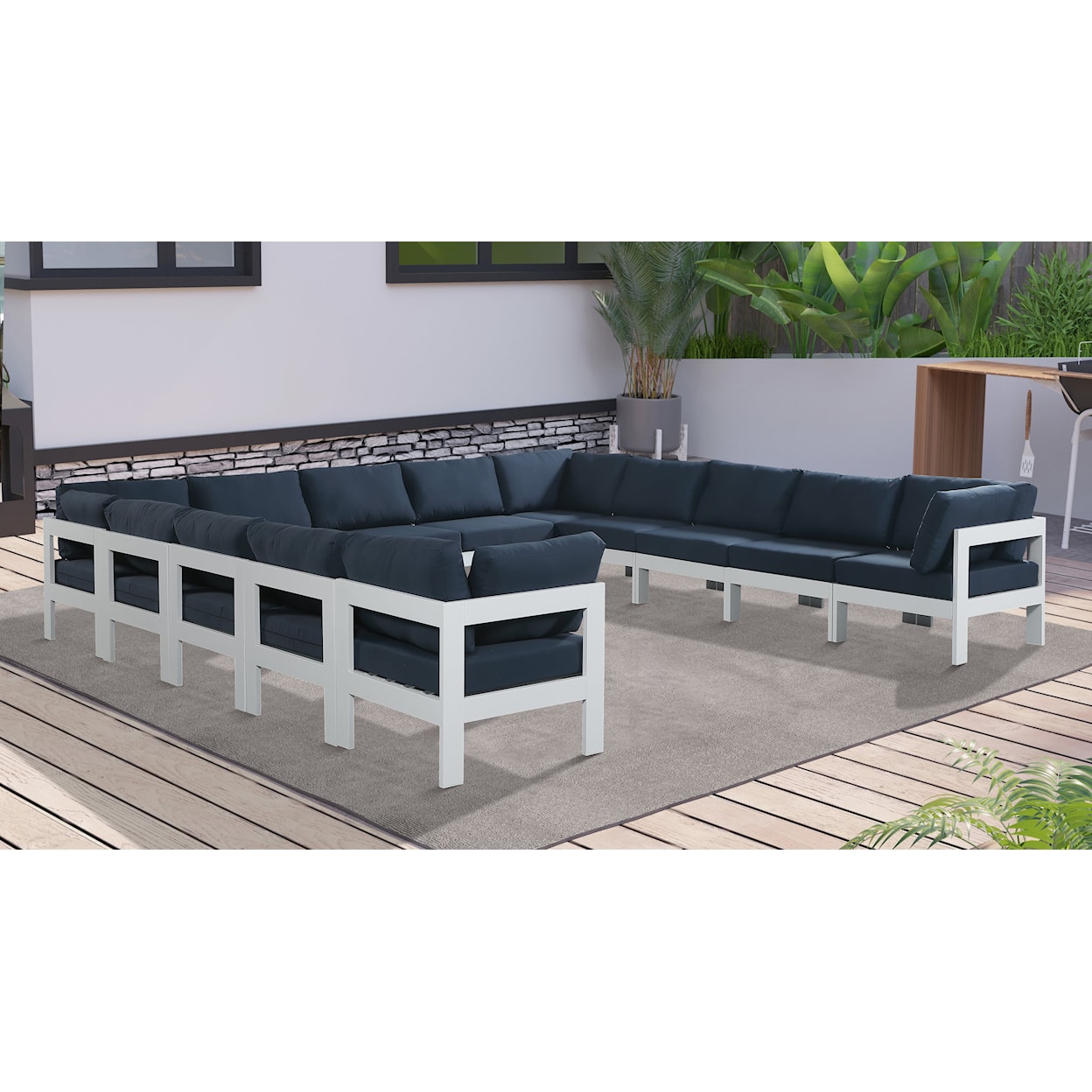 Meridian Furniture Nizuc Modular Sectional