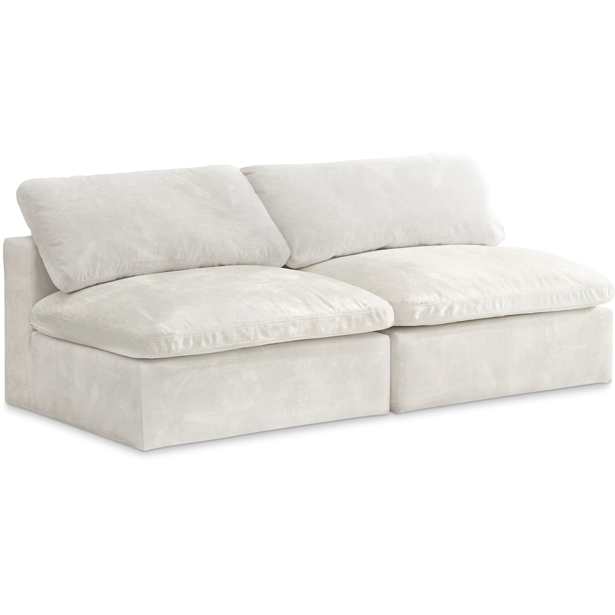 Meridian Furniture Cozy Comfort Modular Armless Sofa