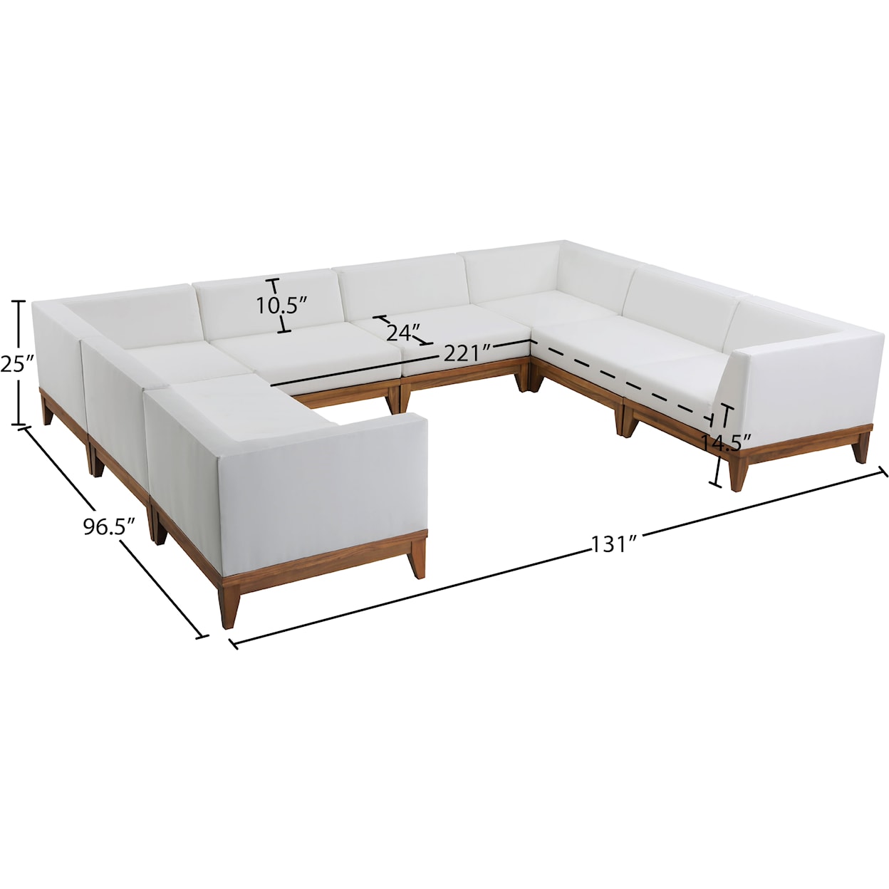 Meridian Furniture Rio Modular Sectional