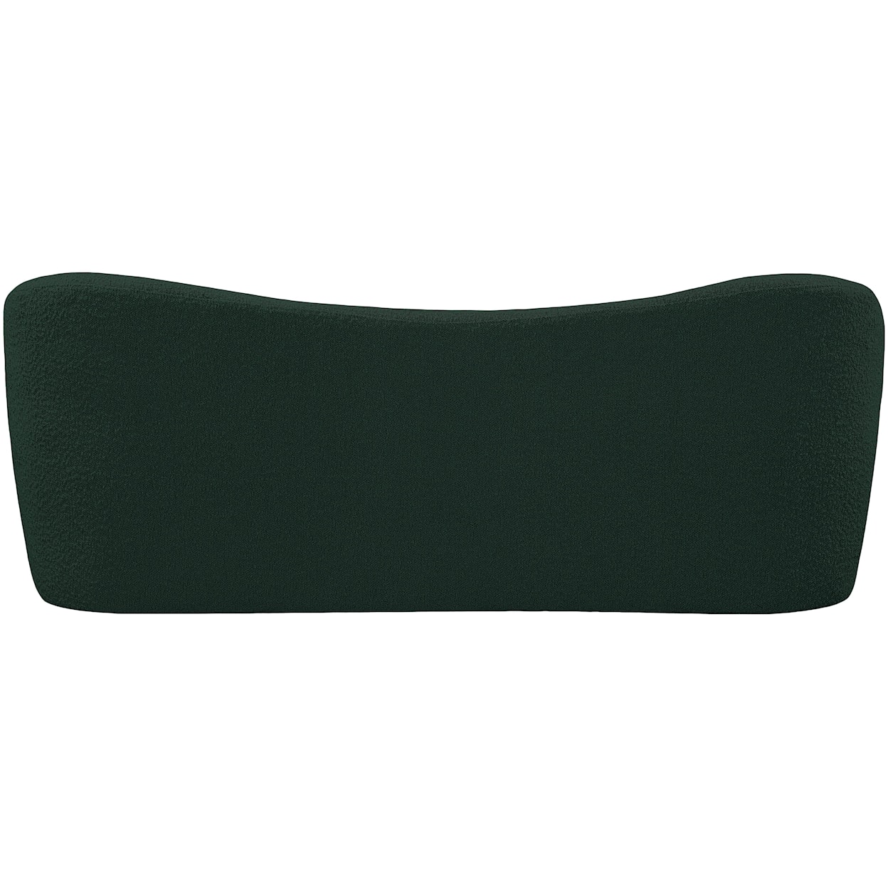 Meridian Furniture Flair Upholstered Green Boucle Fabric Bench