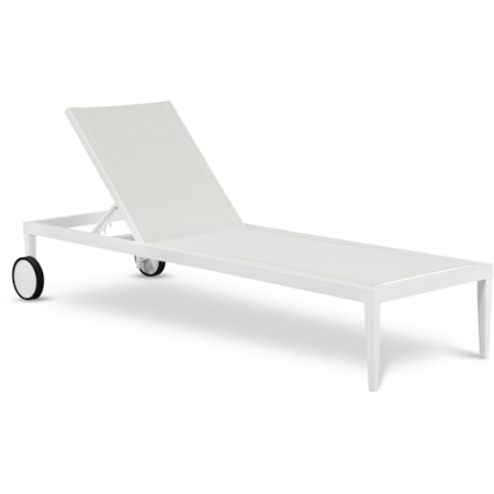 Aluminum Mesh Chaise Lounge Chair