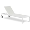 Meridian Furniture Nizuc Aluminum Mesh Chaise Lounge Chair