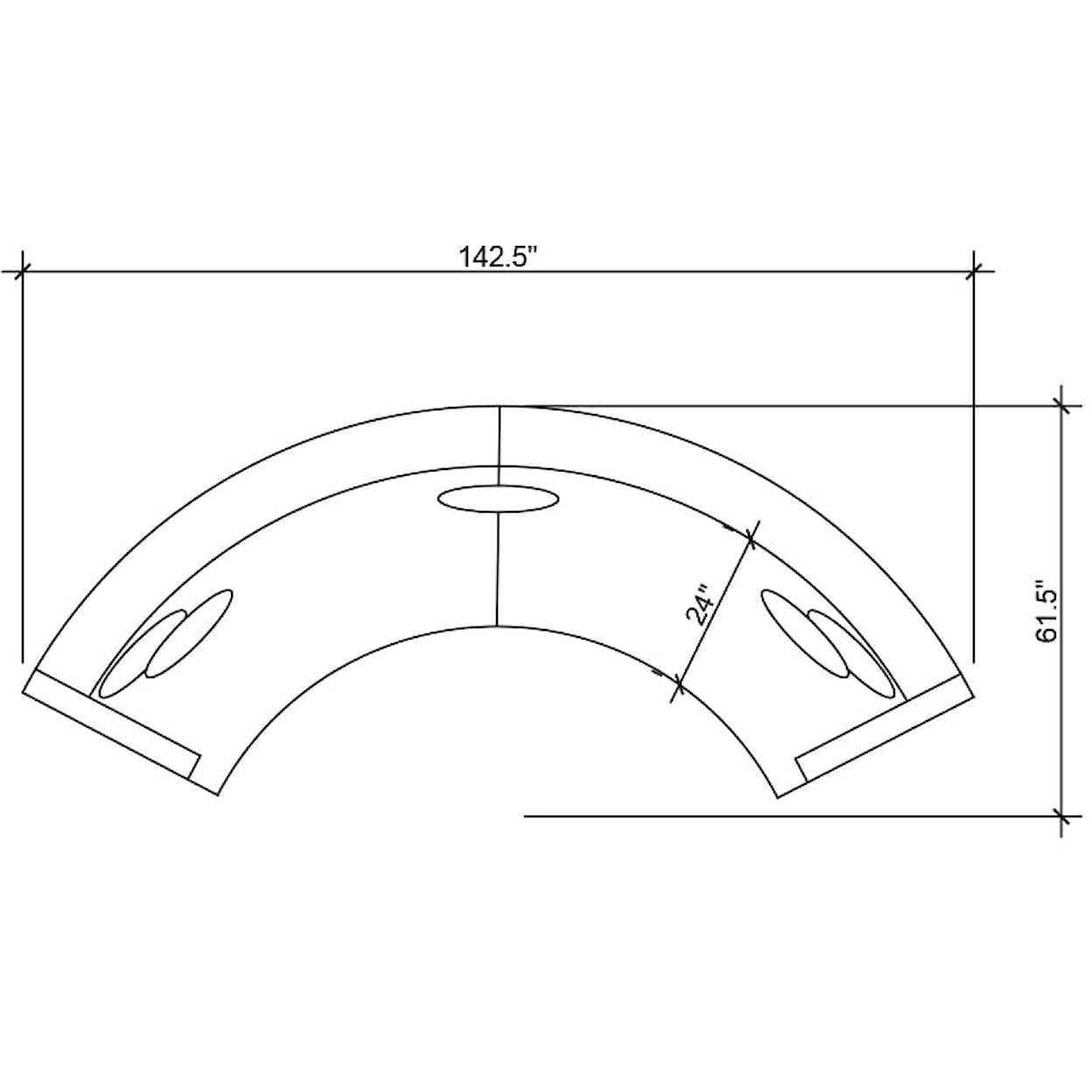 Meridian Furniture Jackson 2pc. Sectional