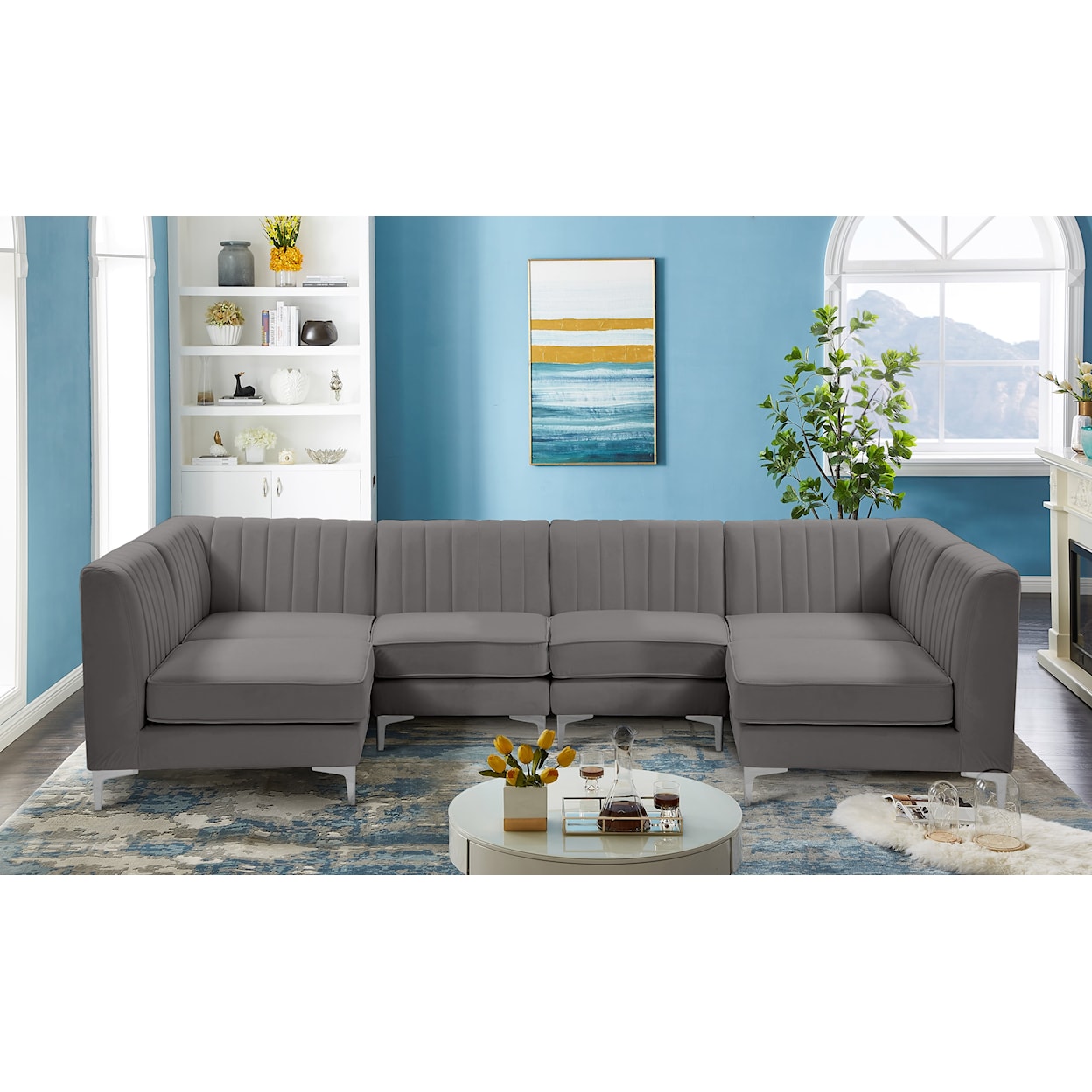 Meridian Furniture Alina Modular Sectional