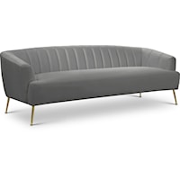 Contemporary Velvet Sofa