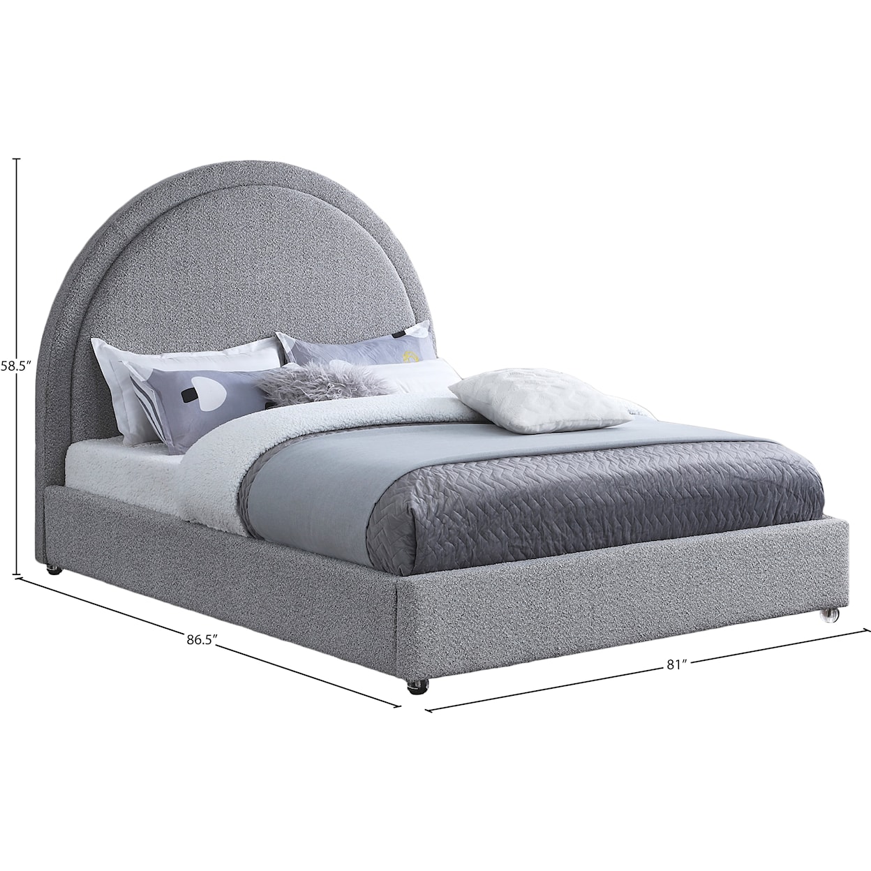 Meridian Furniture Milo King Bed