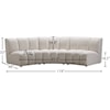 Meridian Furniture Infinity 3pc. Modular Sectional