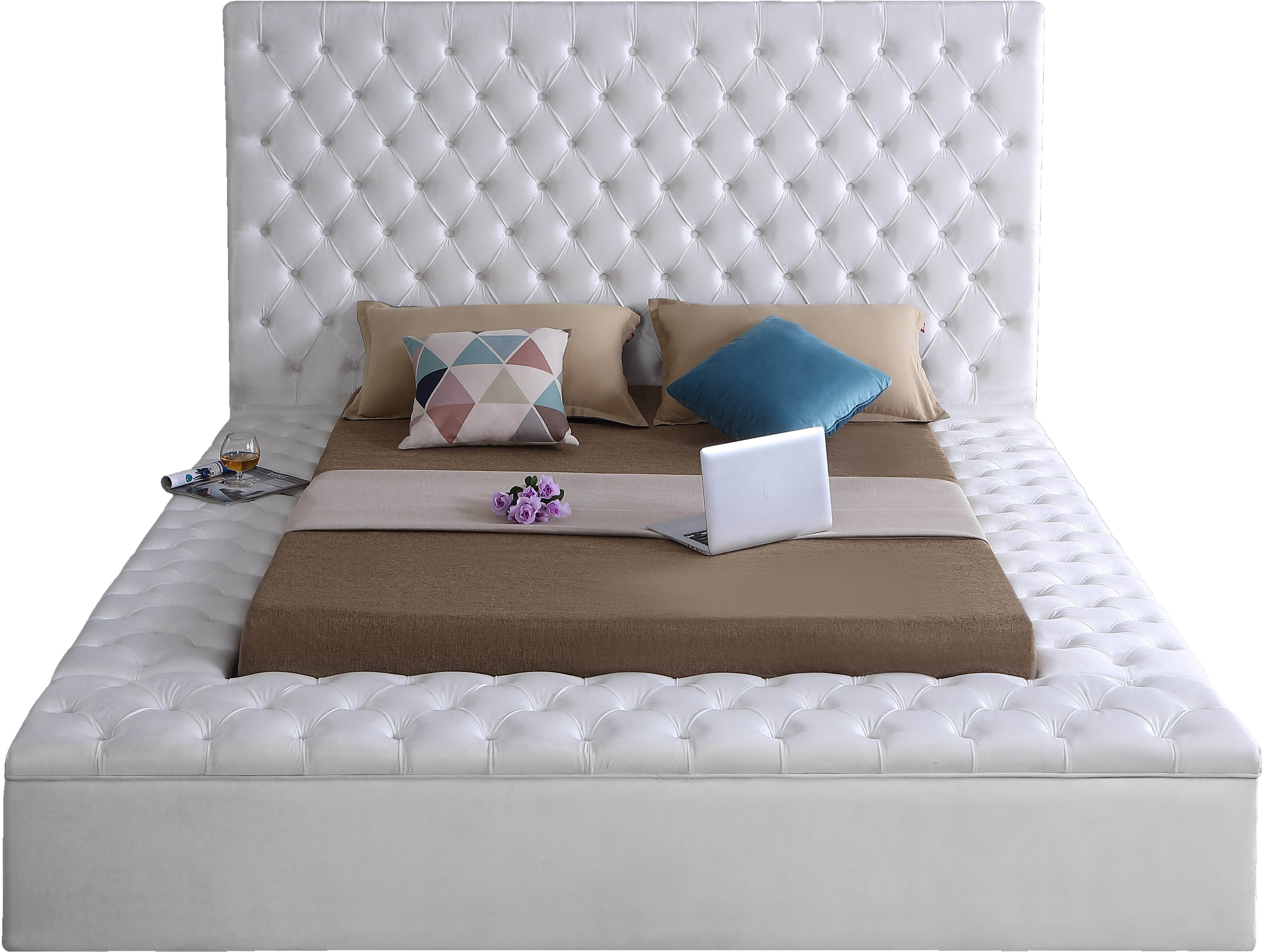 Bliss velvet store king bed