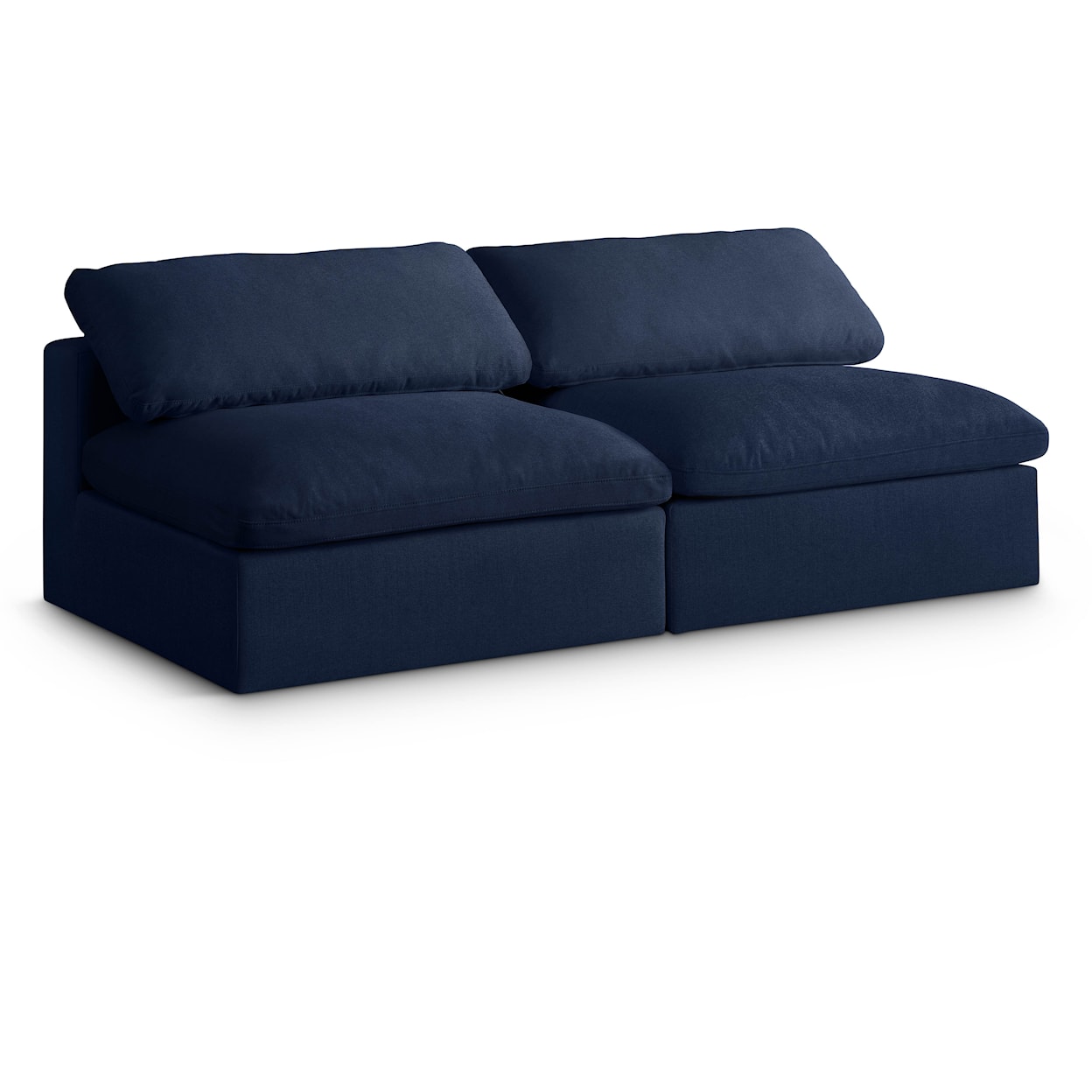 Meridian Furniture Serene Deluxe Comfort Modular Armless Sofa