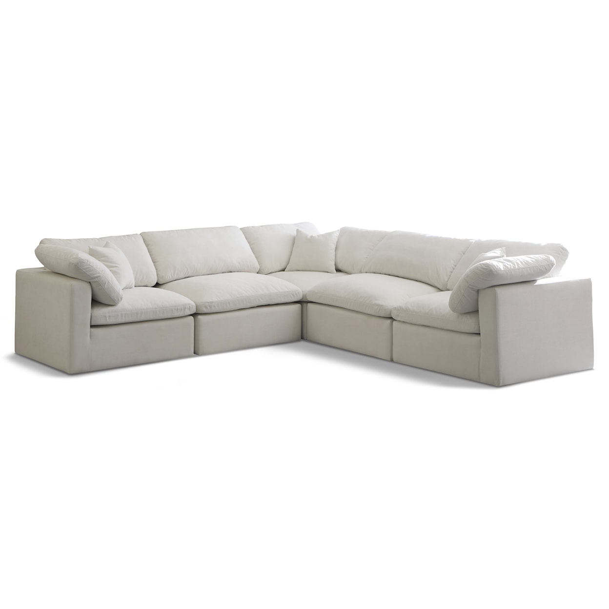 Meridian Furniture Plush Standard Comfort Modular Sectional