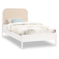 Siena White Ash Wood Twin Bed (3 Boxes)