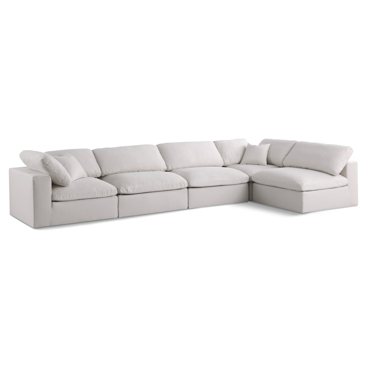 Meridian Furniture Plush Standard Comfort Modular Sectional