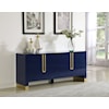 Meridian Furniture Florence Navy Blue Sideboard with Storage